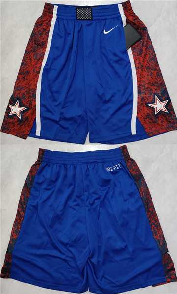 Mens Team USA Royal Red Shorts